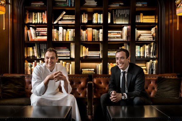 Chef Daniel Humm and Will Guidara, co-owners of Eleven Madison Park.