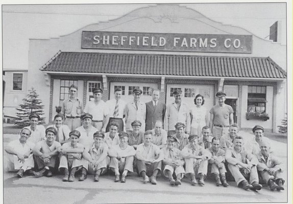 The Sheffield Farms property at various times housed a livery stable, a Kraft Foods supplier, the Sheffield Farms Milk Company, an auto repair shop and Seatronics. HAMPTON BAYS HISTORICAL SOCIETY