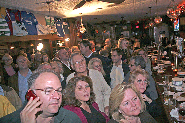 The East Hampton Republicans Election Night gathering at Indian Wells Tavern in Amagansett.