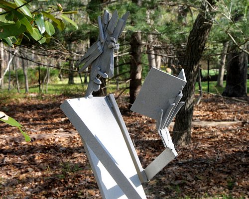 Bill King's sculptures grace the yard. KYRIL BROMLEY