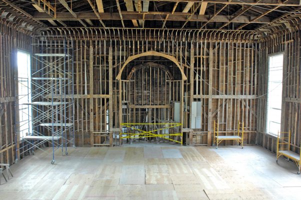 The inside of the Sag Harbor Methodist Church. DANA SHAW