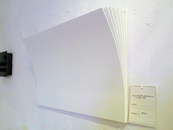 File folder sconce.   MARSHALL WATSON