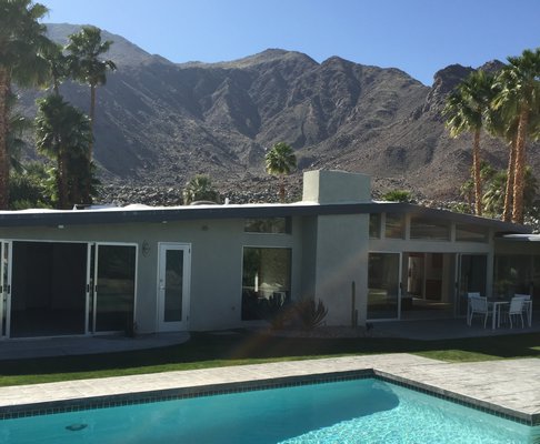 A private backyard in Palm Springs. MARSHALL WATSON
