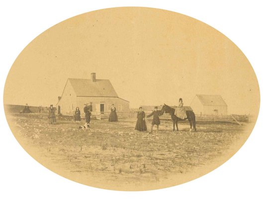 Second House around 1870. COURTESY EAST HAMPTON HISTORICAL SOCIETY