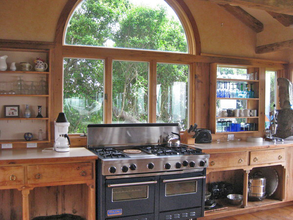 The kitchen at Tuesday Weld's home in Montauk.
