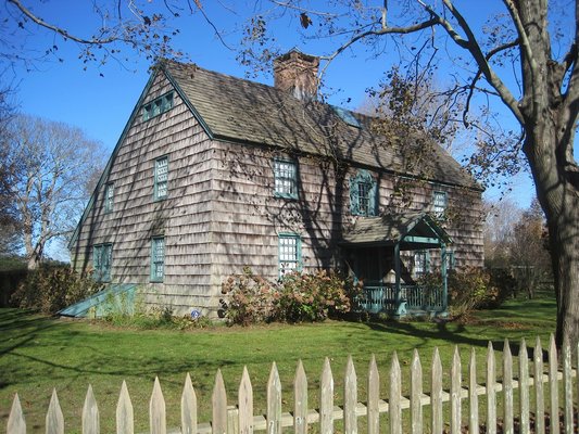 The 1680 Ezekiel Sandford House on Bridge Lane in Bridgehampton is on property that could have a second dwelling under the proposed amendment. COURTESY SALLY SANBURGH