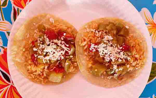 La Fondita’s Chayote En Salsa Verde.  Eric Striffler