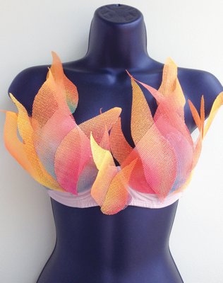 "Fever: What a Lovely Way to Burn" by Tom Kochie. COURTESY LUCIA'S ANGELS