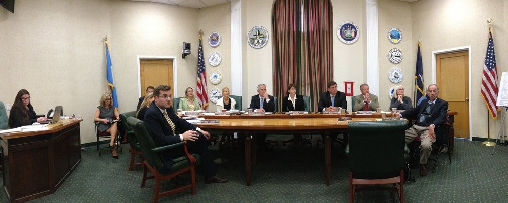 Southampton Town and Southampton Village officials meet on Thursday to discuss the border issue. By MICHAEL WRIGHT