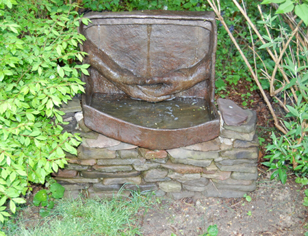 "Muedra Fountain" by Dorothy Frankel.  DAWN WATSON