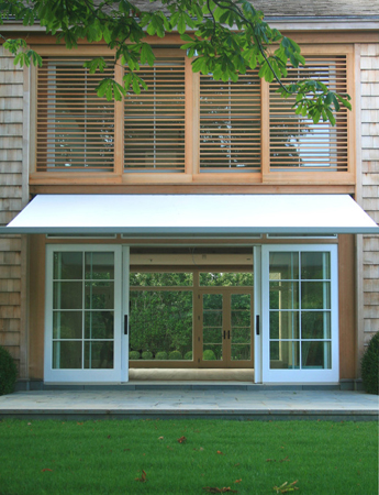 The size of the large home is deceiving from the front entrance.