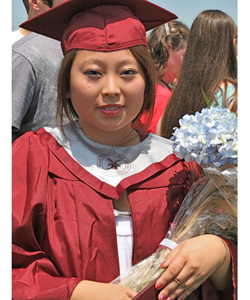 Li Jin, the graduate. KYRIL BROMLEY
