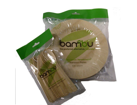 Bambu disposable plates are great for an eco-friendly picnic