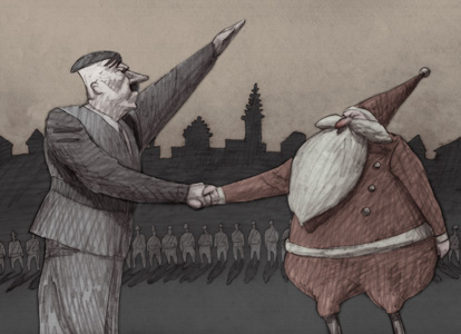 In "Santa: The Fascist Years," Bill Plympton explores a different side to Santa.