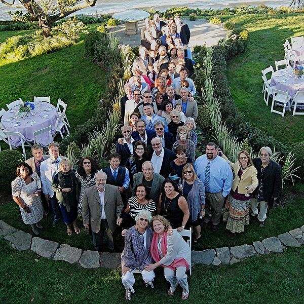 The wedding guests.  BARBARA GAINES