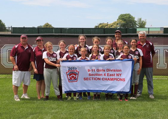 The East Hampton 11-and-under softball All-Stars won the Section IV title last week and is playing for a state title this week.