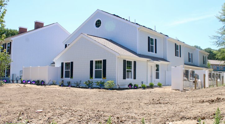 Twenty-eight newly constructed housing units at Sandy Hollow Cove in Tuckahoe, above, will be allocated during a housing lottery, which will be held on July 29 and 30 at Southampton Town Hall. Another 37 units will be offered at Speonk Commons in Speonk. PEGGY SPELLMAN HOEY