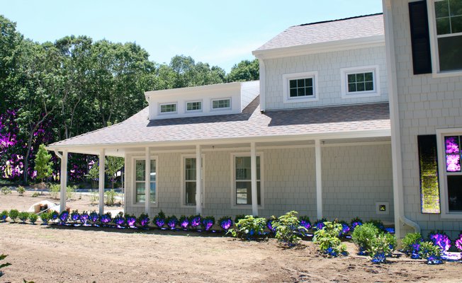 Newly constructed housing units at Sandy Hollow Cove in Tuckahoe are 28 of 65 units now up for grabs Southampton Town. PEGGY SPELLMAN HOEY