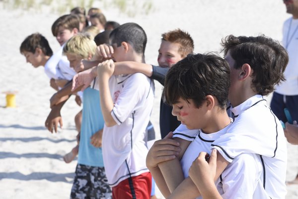 Southampton Town junior and nipper guards had their competition at Ponqougue Beach in Hampton Bays on Saturday morning.