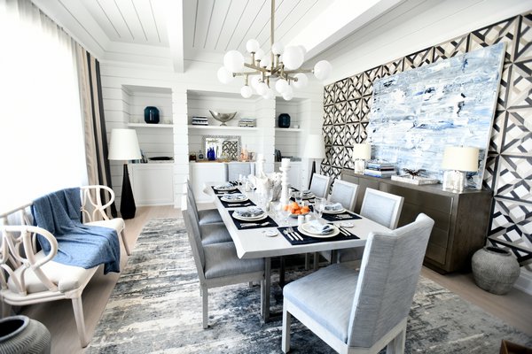 The dining room by Mabley Handler Interior Design.  DANA SHAW