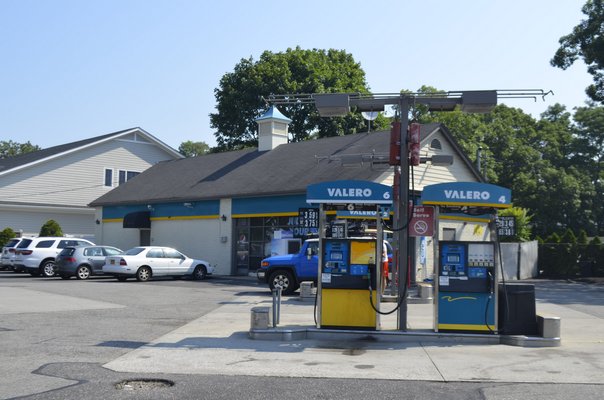 Valero at the intersection of Old Riverhead Road and Montauk Highway in Westhampton Beach. ANISAH ABDULLAH