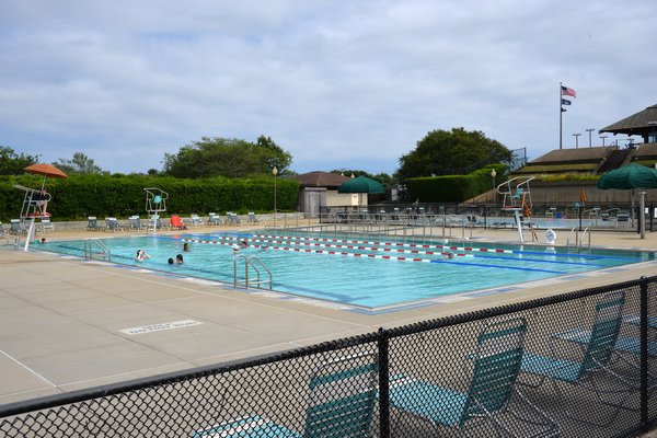 The Montauk Downs swimming pool on Monday. KYRIL BROMLEY
