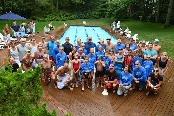 Participants of this year's Swim For The Cure ranged from 7 to 79 years old.
