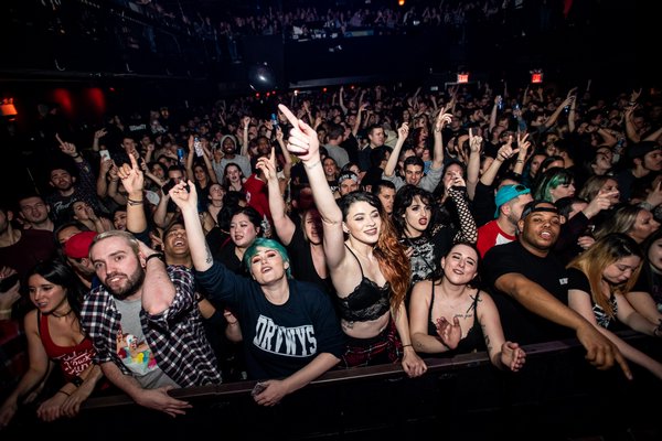 An Emo Night Brooklyn event in Janurary at Irving Plaza.