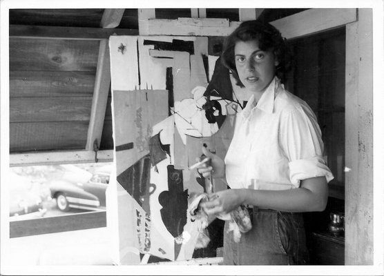 Helen Frankenthaler in Provincetown, Massachusetts, July 1950.