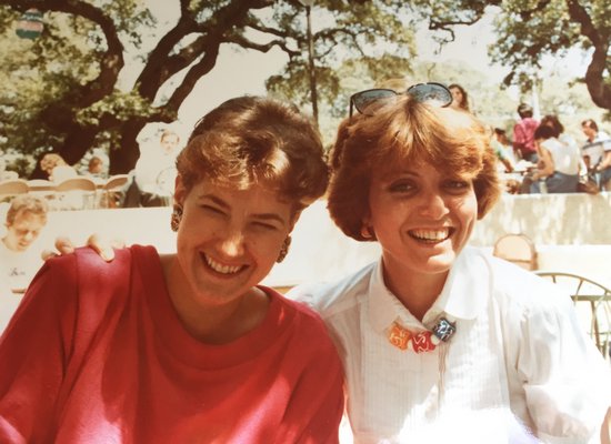 Diana Howard and Ethna Sinisi in 1983.  COURTESY OF DIANA HOWARD