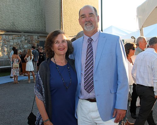 Marilyn and Peter Van Scoyoc at the 2018 Montauk Playhouse Community Center Foundation's Playhouse Gala benefit. PRESS FILE