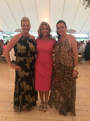 Katie McEntee, Aimee Sadler and Kingsley Crawford at the 10th Annual Unconditional Love Gala.