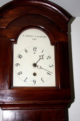 An original Dominy clock owned by the East Hampton Historical Society.   KYRIL BROMLEY