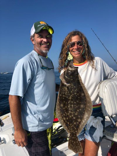Michael Strauss and Cozy Friedman caught some nice fluke outside Shinnecock Inlet last week.