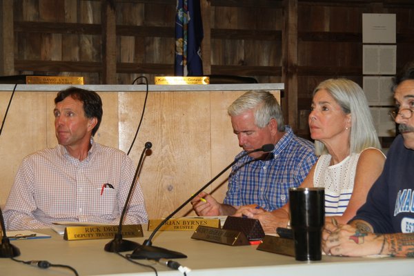 East Hampton Town Trustee Rick Drew, left, has said he thinks there should be better regulation of gillnetting in the ocean off the South Fork.