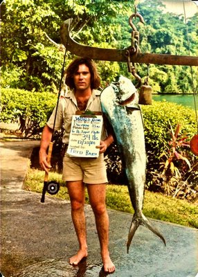 This 35 pound dolphin, or mahi mahi, Tred Barta caught in Pinas Bay, Panama in 1980 is still the fly rod world record for 6-pound test tippet.