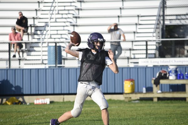 Lucas Brown is back as quarterback for the Baymen.