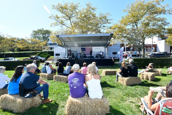 The Lynn Blue Band performs on Saturday in Agawam Park.