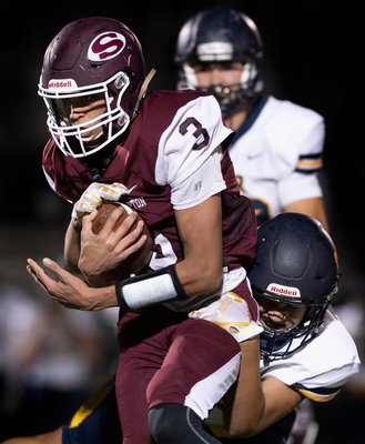 Southampton senior Dakoda Smith was thrust into the starting quarterback position after Sincere Faggins was lost to injury.