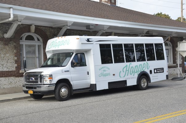 State Assemblyman Fred W. Thiele Jr. is proposing to drop the $1 charge to ride the shuttle bus as part of the South Fork Commuter Connection, dropping the price to $3.25 instead of $4.25. GREG WEHNER