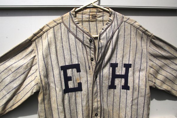 Vintage 1920s Flannel Baseball Jersey 