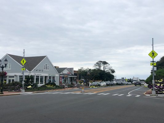 Town officials say that the lighted crosswalk signs that were installed in Montauk as part of a state-funded program to increase pedestrian safety are too tall and flash for too long or when pedestrians are not in crosswalks.