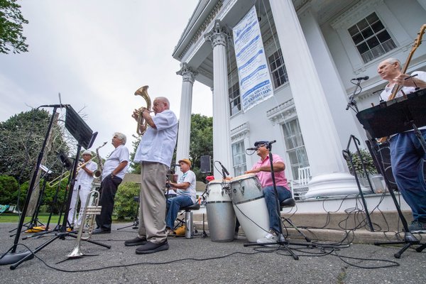 The band Mambo Loco performed at the Sag Harbor Whaling Museum as part of the summer concert series on Friday evening.      MICHAEL HELLER