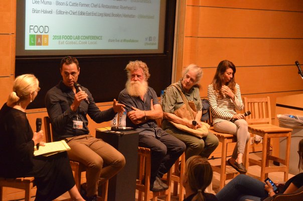 Panelists at the 2018 Food Lab Conference at Stony Brook Southampton.