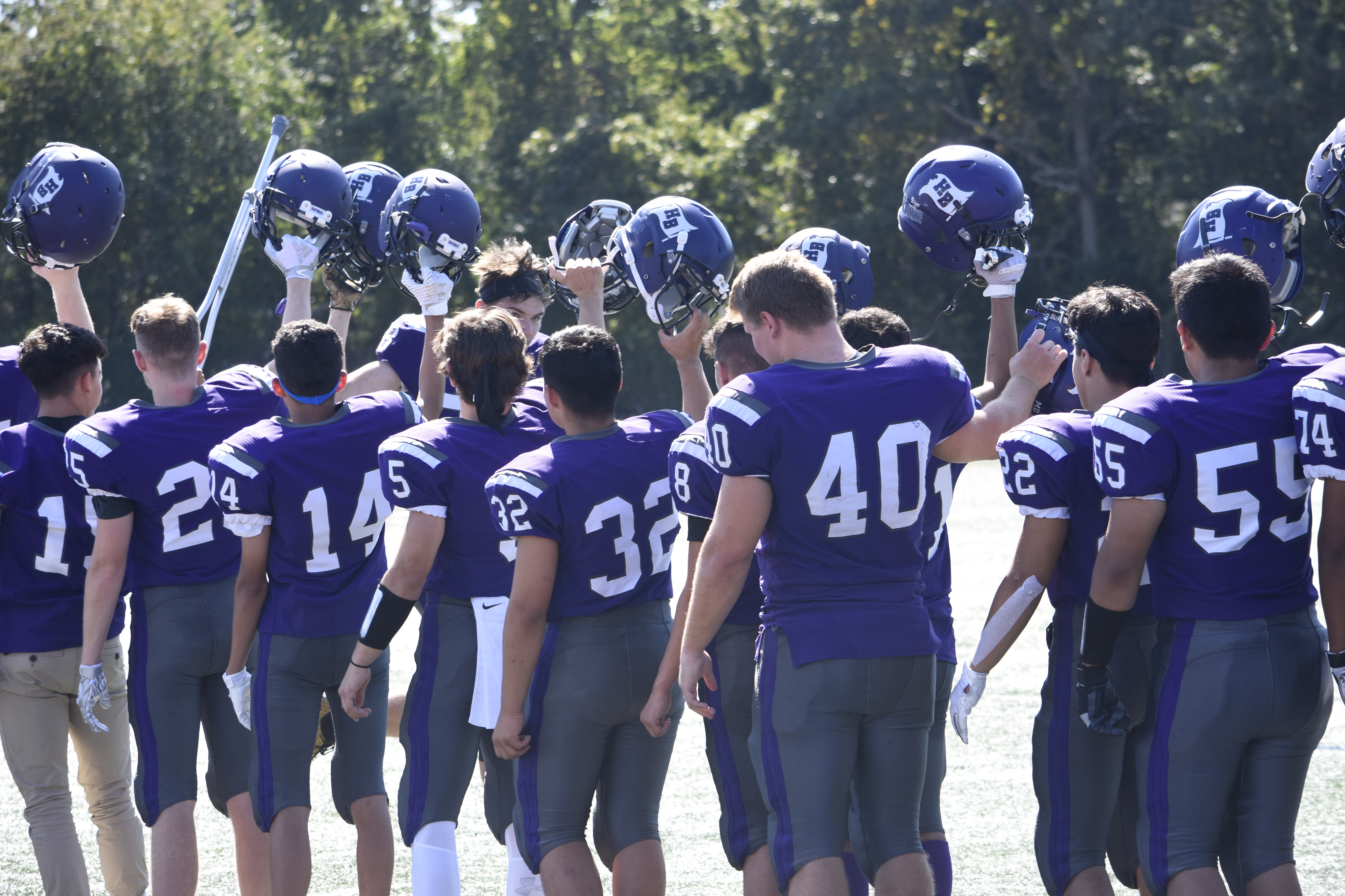 Numbers have increased at Hampton Bays but it has not had a youth football team in years.