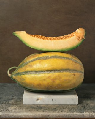 Bidwell Casaba, an inodorus group melon, from California.