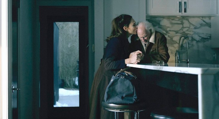 Production still of Claire and Richard from 