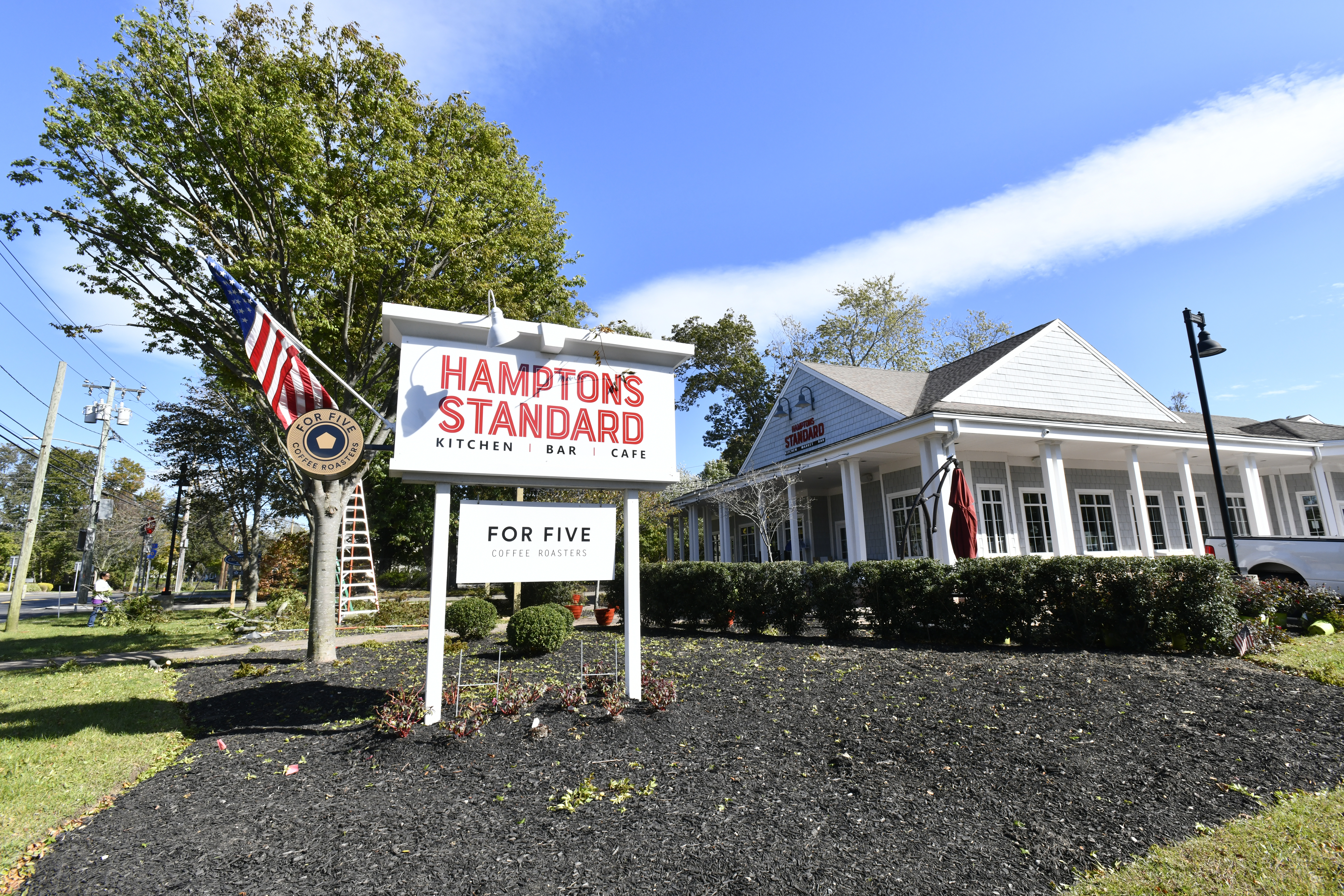 The Hamptons Standard is undergoing renovations to make the restaurant more family-friendly. The coffee bar will remain open throughout the renovations. DANA SHAW