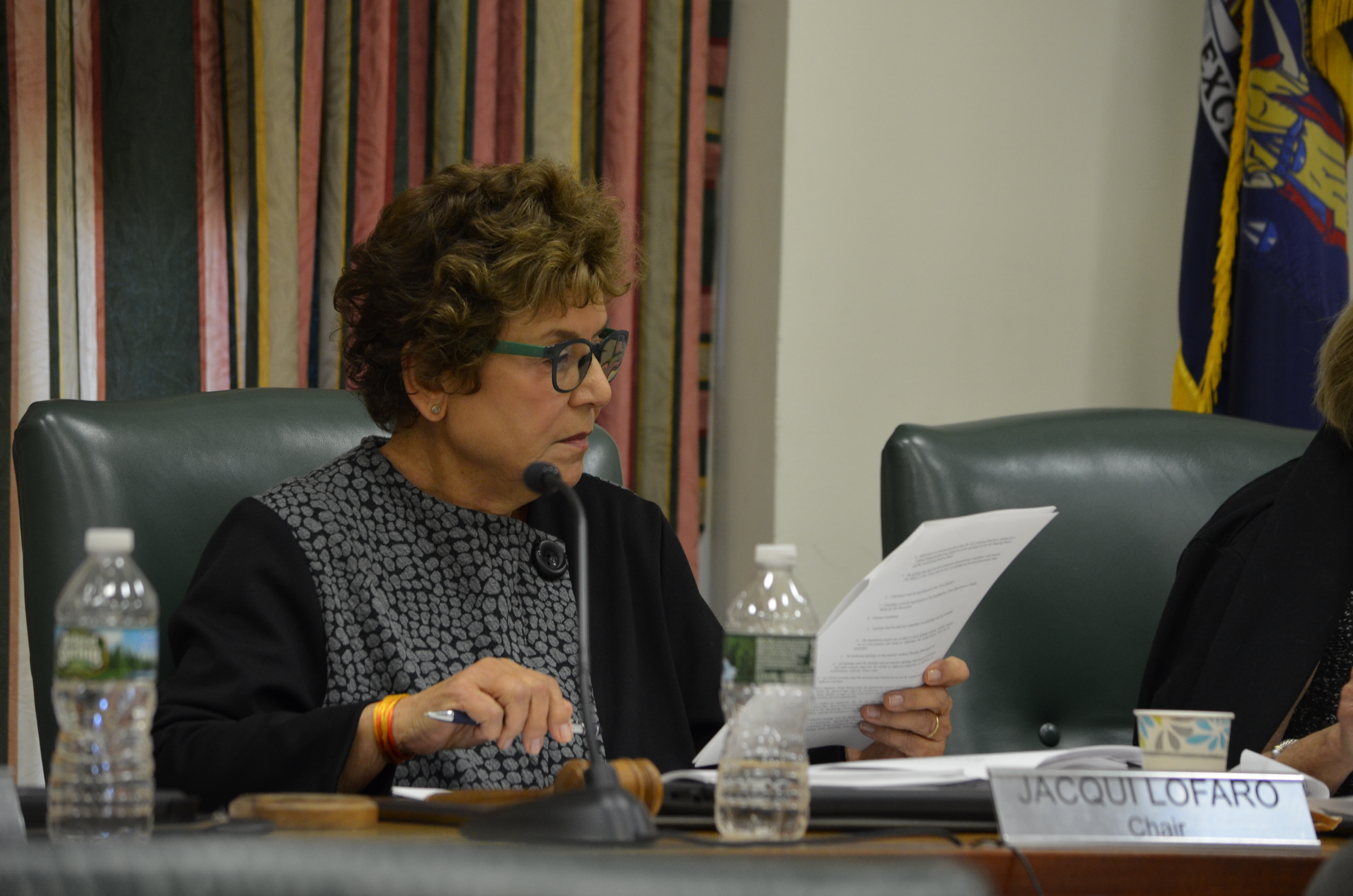 Southampton Town Planning Board Chair Jacqui Lofaro at the October 24 board work session. ANISAH ABDULLAH