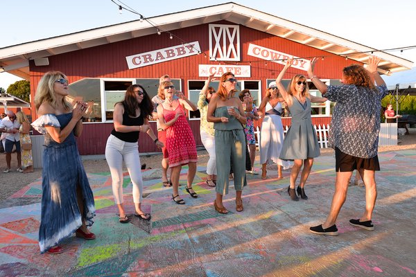 Gone Local, a fundraiser for the Montauk Playhouse, took place at Rick’s Crabby Cowboy Cafe in Montauk on Thursday evening. KYRIL BROMLEY